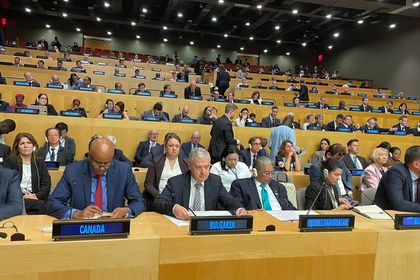 Ivan Kondov attended in the discussion at the high-level meeting on the situation in Gaza